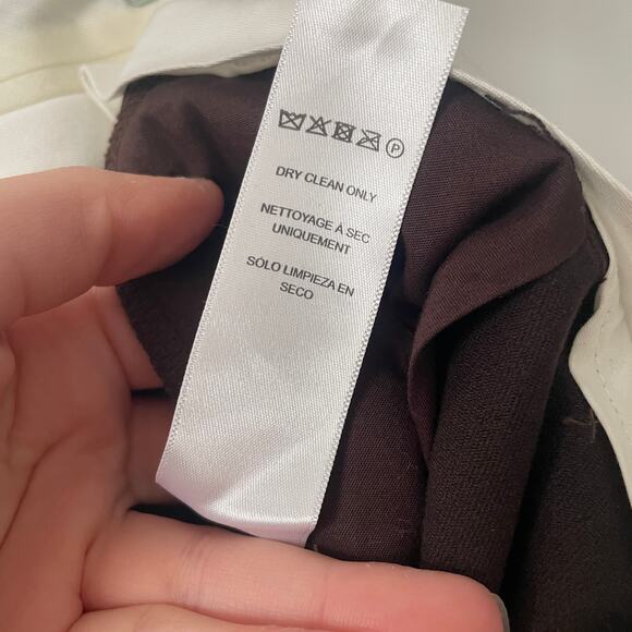 NWOT FRAME Le High Flare Trouser in Americano Chocolate Brown Sz 8 - Picture 10 of 14